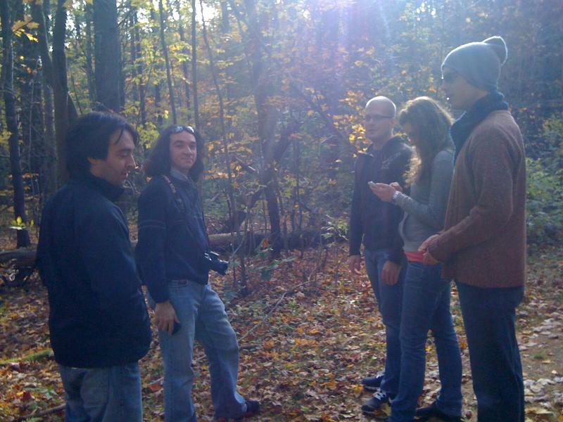 chris, matt kevin, miranda, jesse on hike