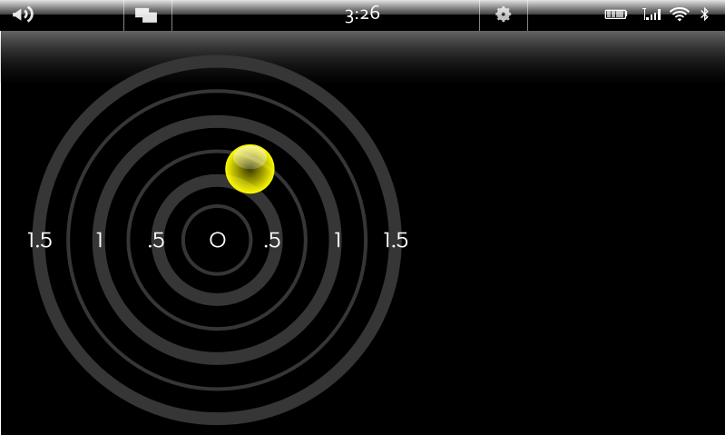 screenshot of g meter in VehLink